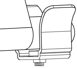 Secure the screen housing into the mounting bracket.