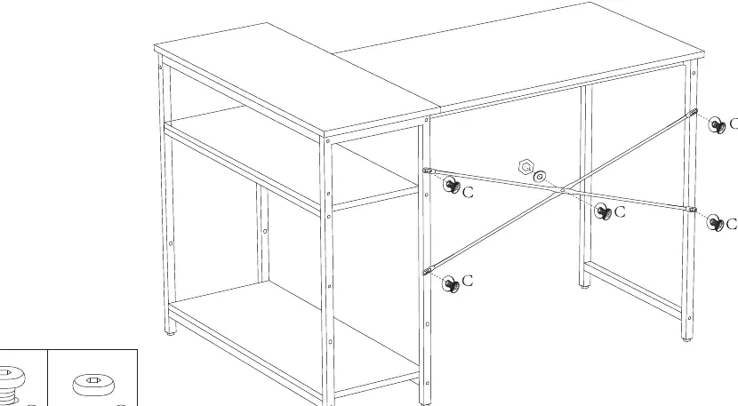 Desk configuration options