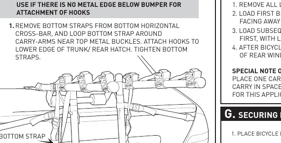 Alternate method #1 for bottom strap attachment.