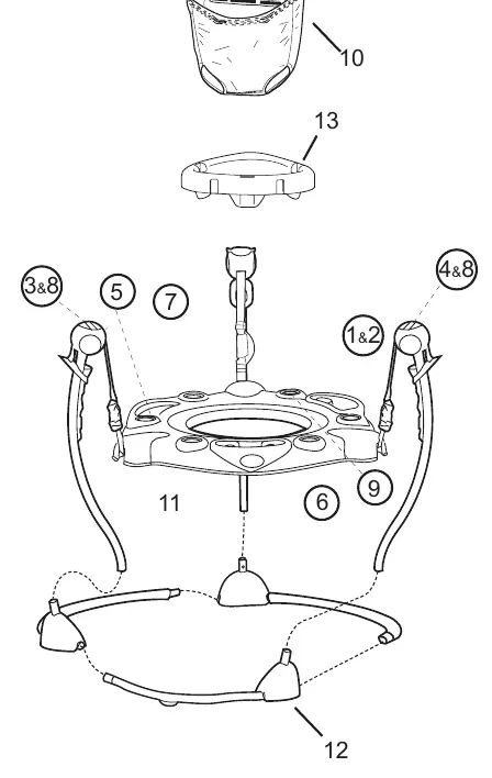 Parts diagram for the Neptune's Ocean Discovery Jumper