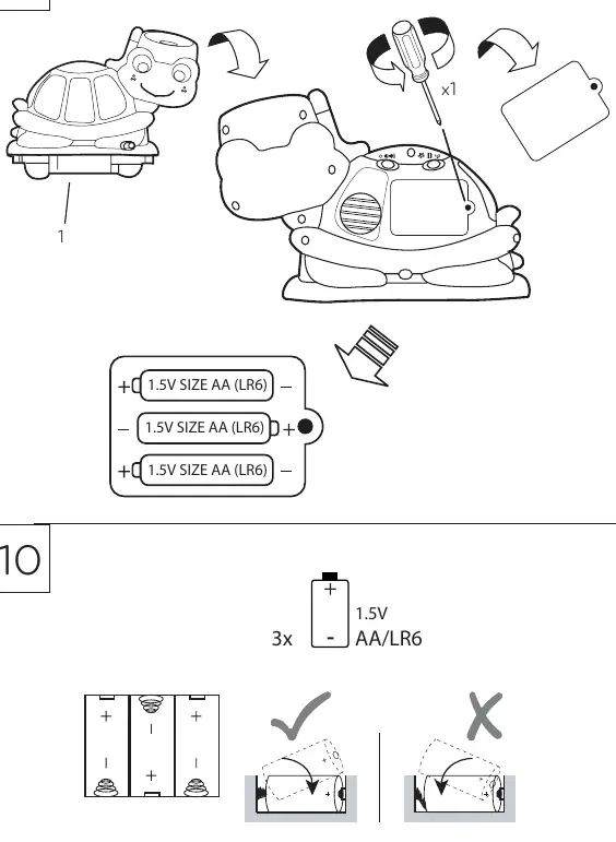 Battery installation procedure