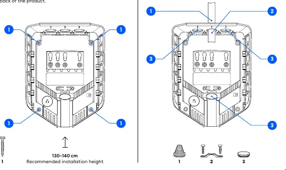 Mounting the backplate