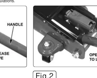 Release valve operation