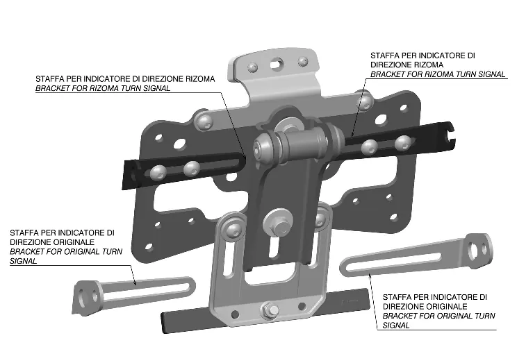 Turn signal bracket installation