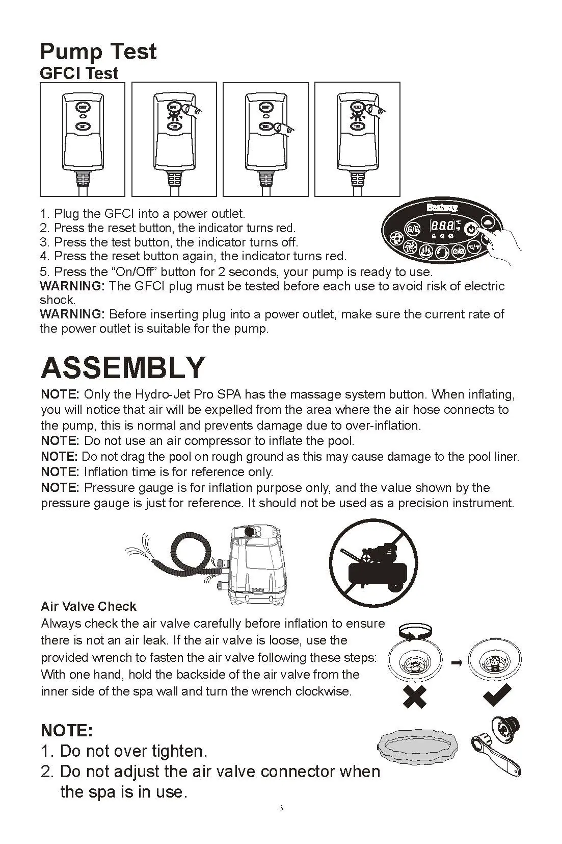 GFCI Test procedure