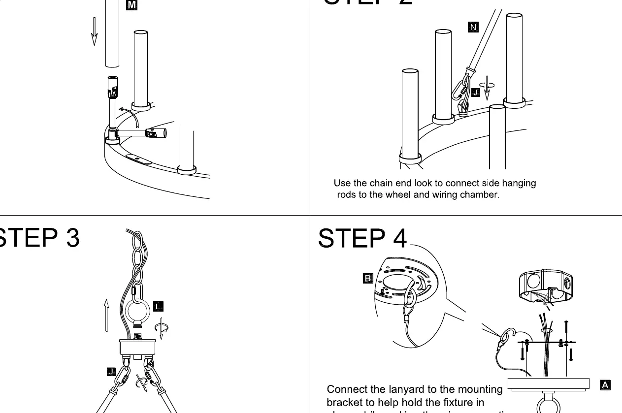 Step-by-step assembly sequence