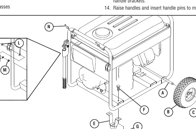 Wheel kit assembly diagram