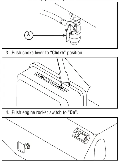 Starting procedure diagram