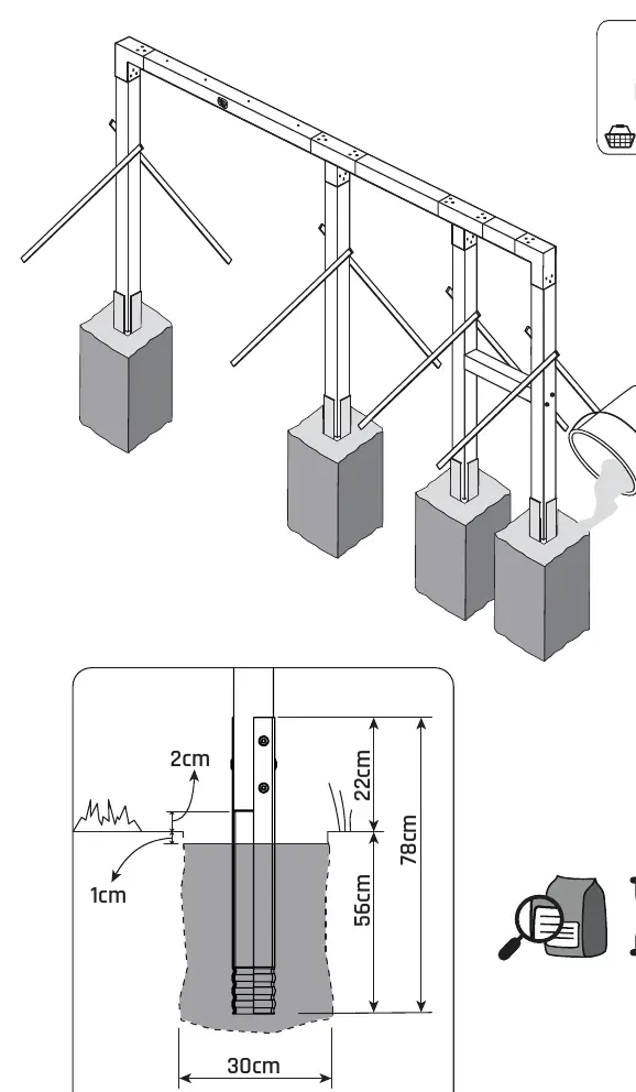 Concrete pouring instructions