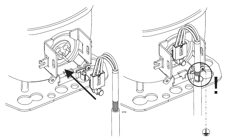 Grounding and connector details