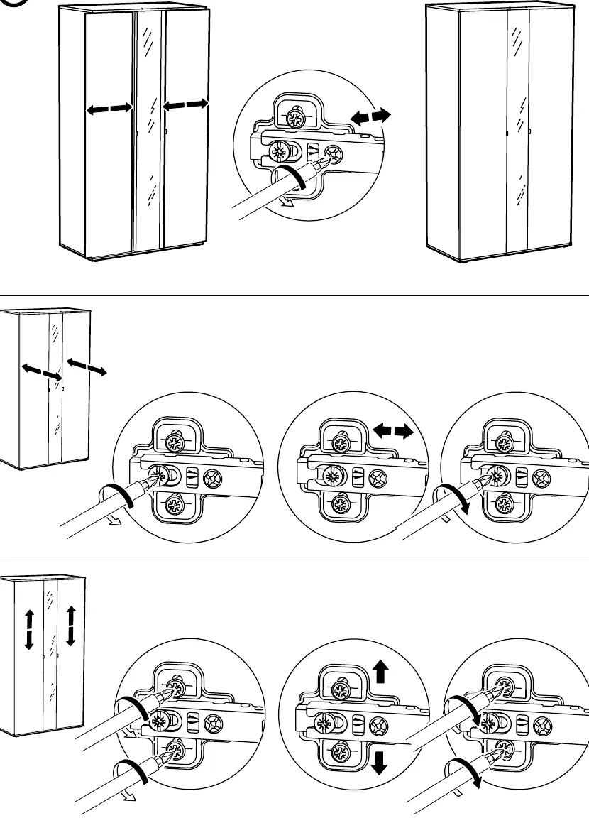 Hinge adjustment guide