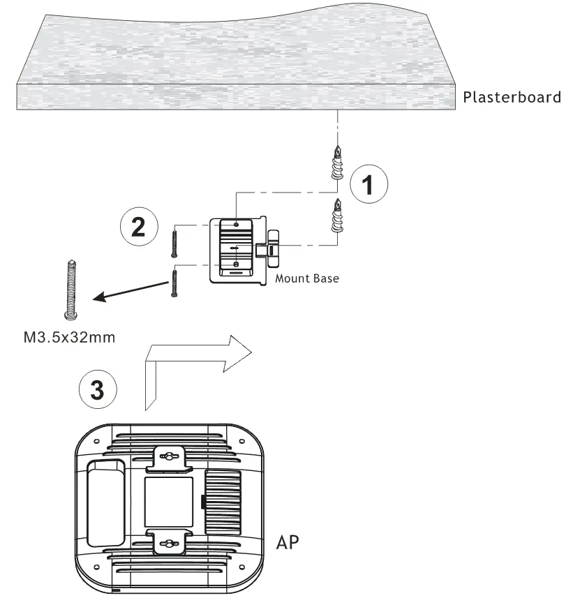 Plasterboard ceiling installation steps