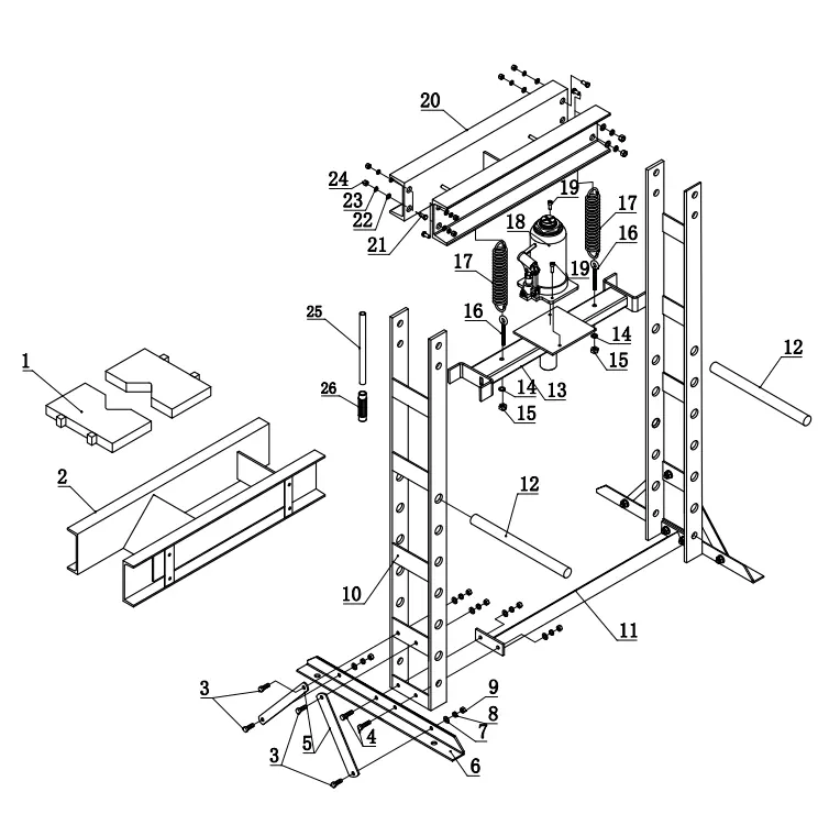 Parts diagram for 1062T
