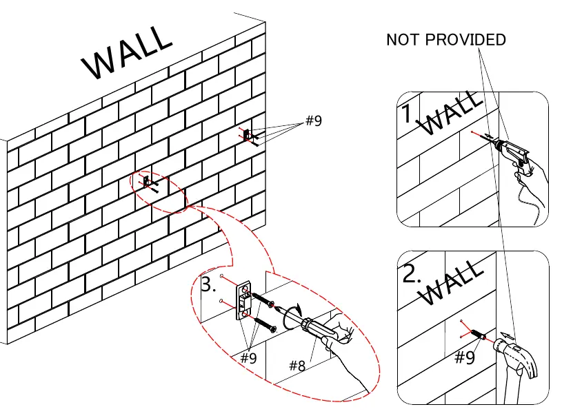 Step 15: Wall anchoring