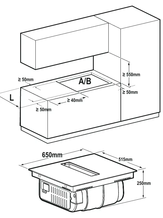 Installation Dimensions