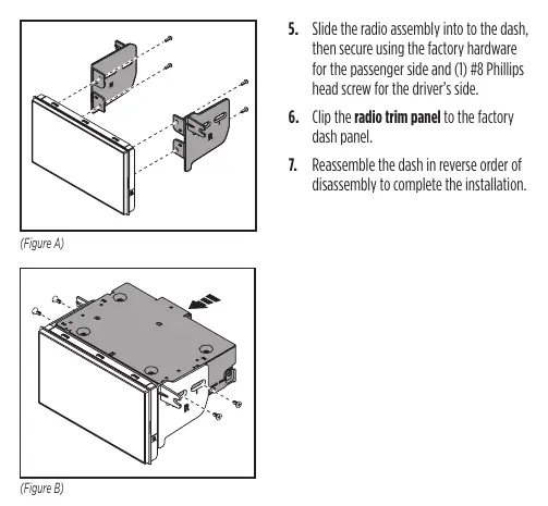 Pioneer Modular radio bracket installation.