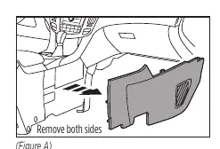 Removing trim panels and screws
