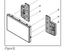 Pioneer Modular radio screen and bracket assembly.