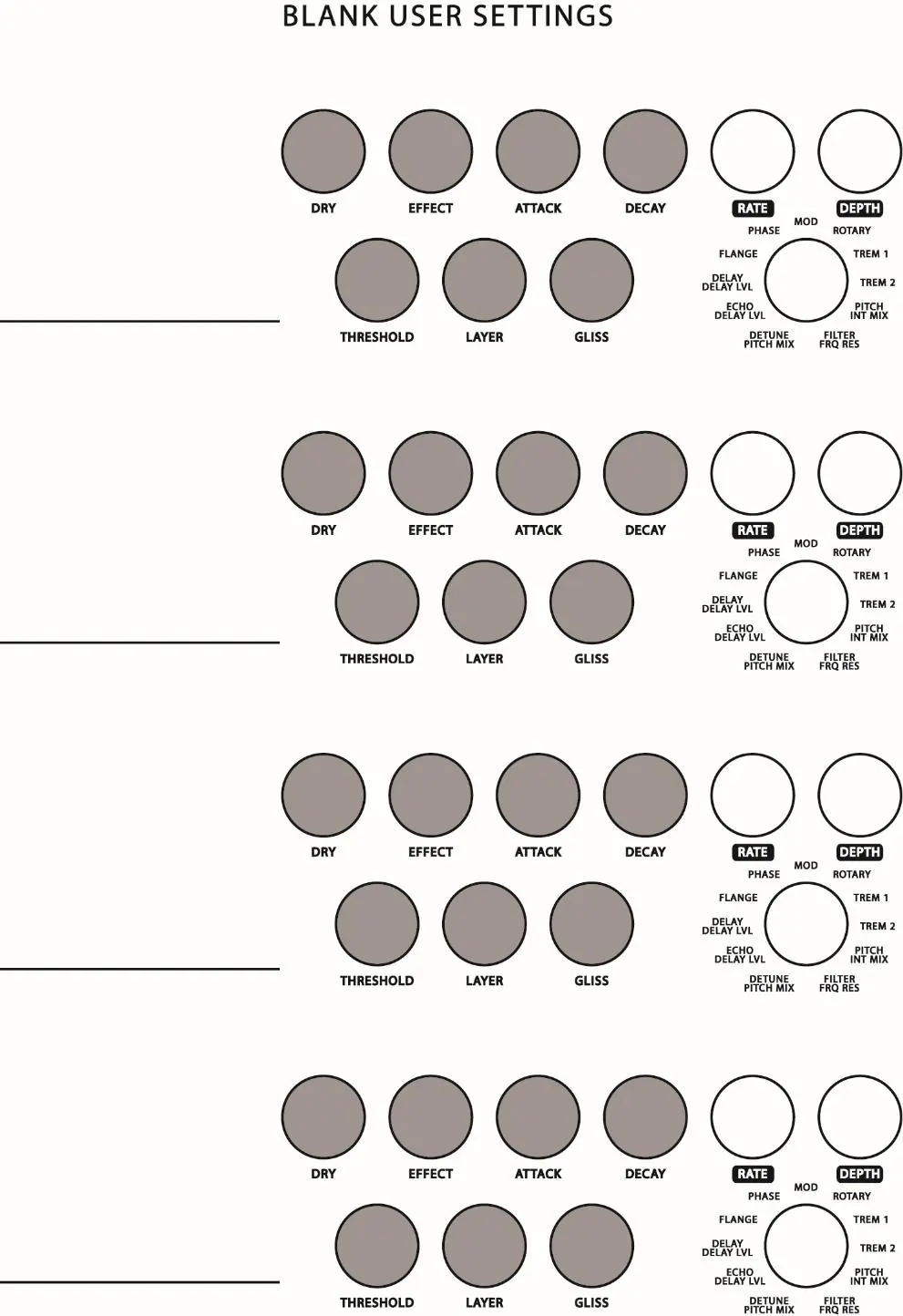 Blank user settings template.
