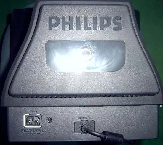 Rear cover screw locations.
