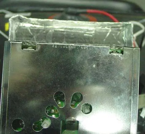 Main panel component connections.