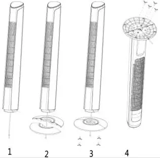 Assembly steps for the base