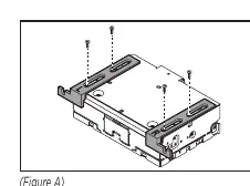 Securing radio chassis brackets