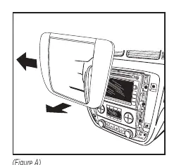 Removing the radio trim panel