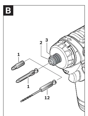 Tool change (Figure B)