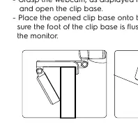 Mounting the webcam on a monitor