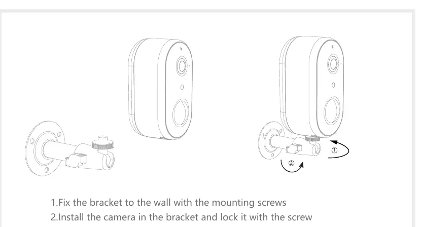 Bracket installation steps
