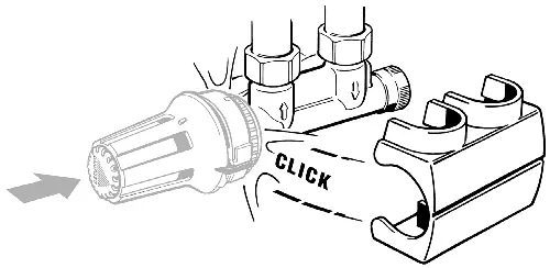 Installing the cover on a snap-lock sensor