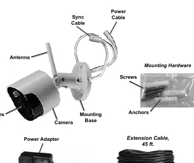 Camera components and mounting hardware