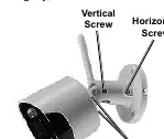 Camera adjustment screws