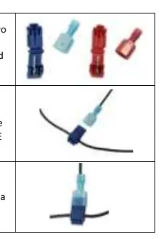 Hardwire power adapter t-tap installation steps