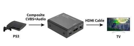 Connection diagram showing input and output setup