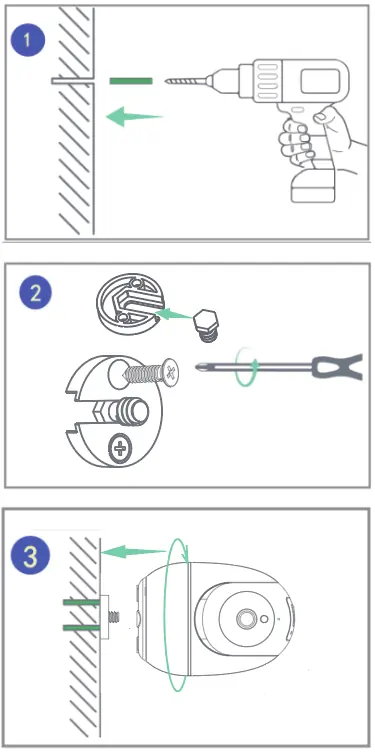 Camera installation steps