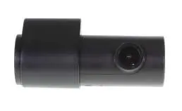Package components including dash cam, cables, and mounting bracket.