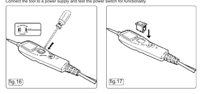 Power switch replacement