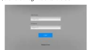 GUI Login Interface