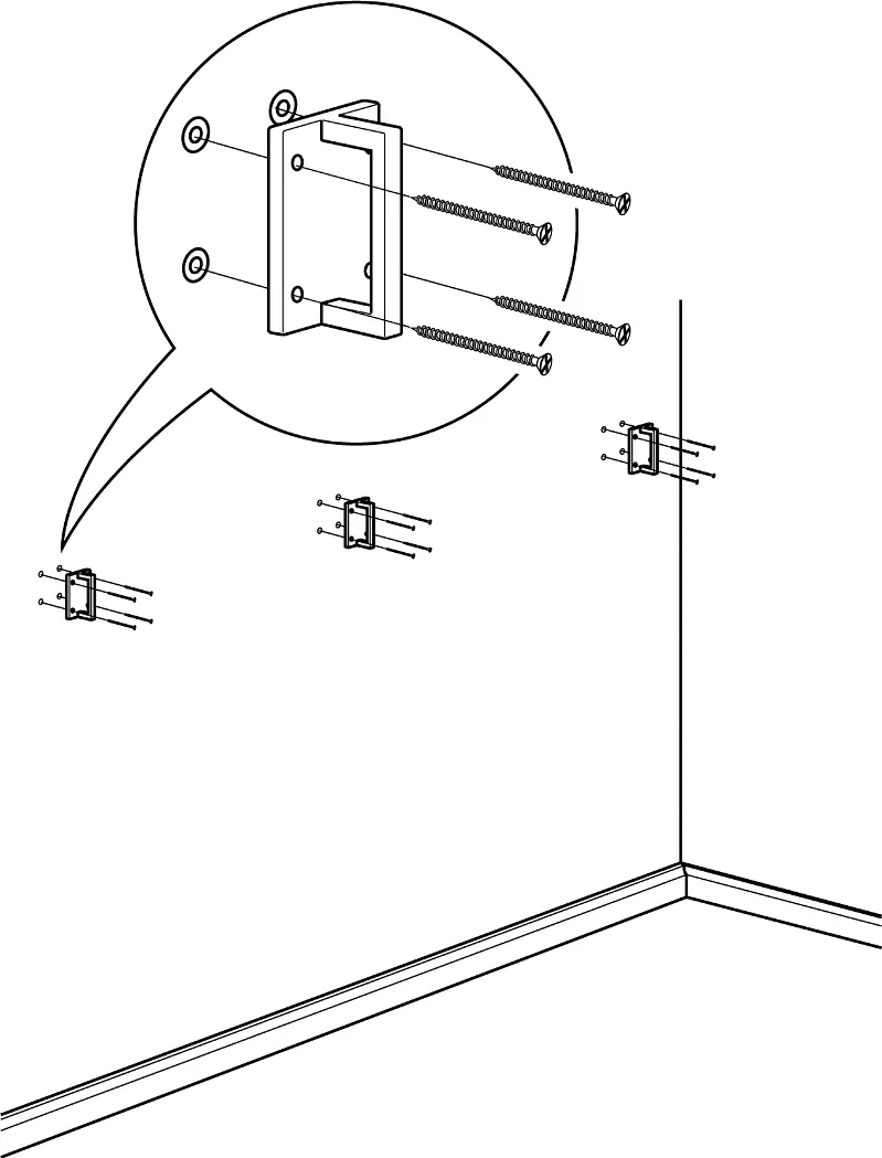 Affixing mounting brackets