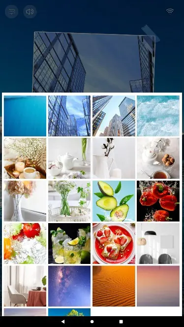 Selecting the uploaded photo.