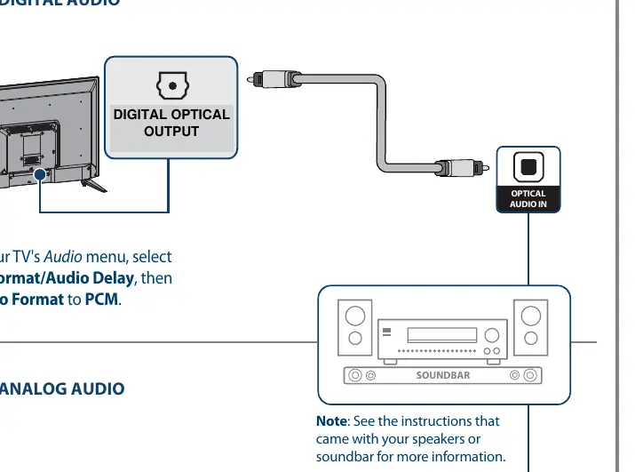 Audio connection setup
