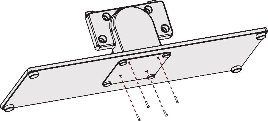 Installing the TV stand
