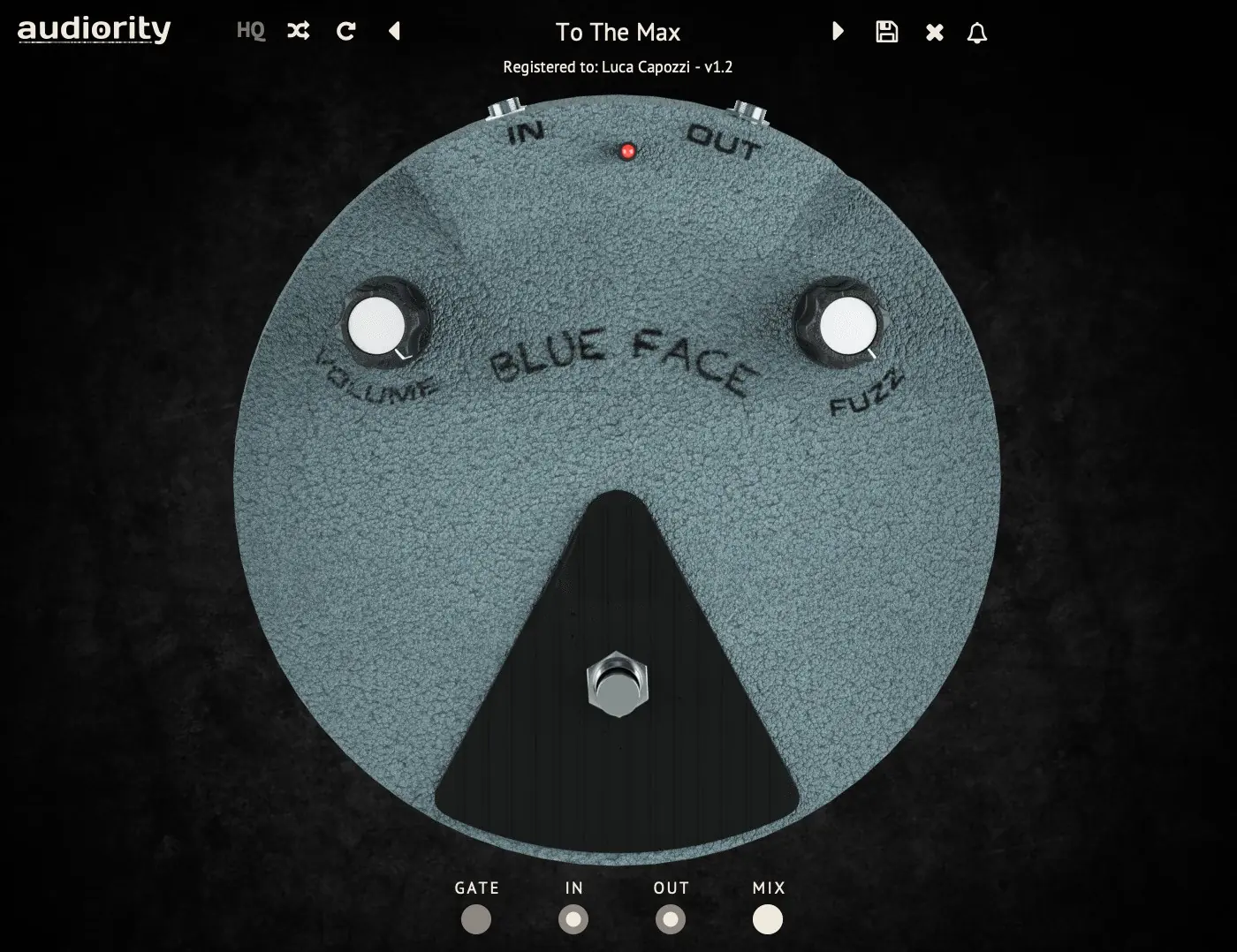 Blue Face plugin interface