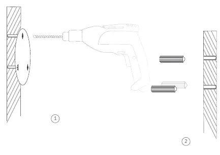Drilling and mounting