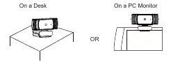 Mounting options: Desk vs. Monitor
