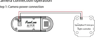 Wiring diagram for flight controller connection