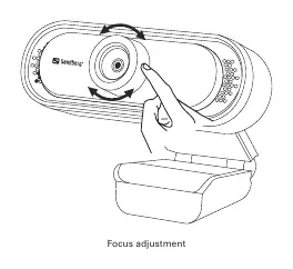 Adjusting the focus.