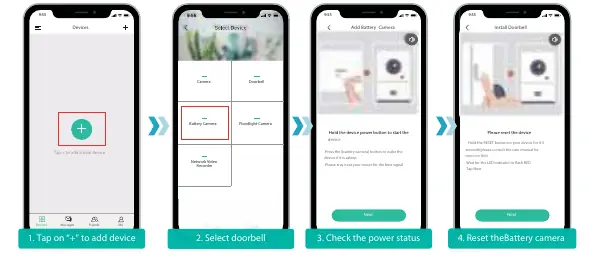 App setup steps
